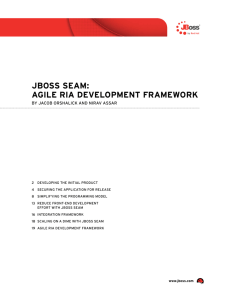 JBoss seam: agile Ria Development FRamewoRk