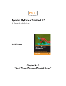 Apache MyFaces Trinidad 1.2 A Practical Guide