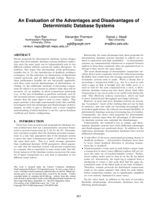 An Evaluation of the Advantages and Disadvantages