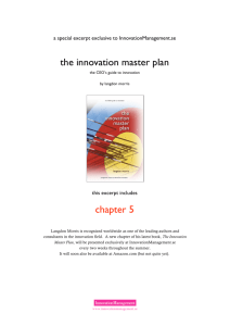 IMP_Ch 5 - Innovation Management