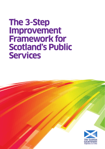 The 3-Step Improvement Framework for Scotland's Public Services