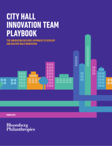 Innovation Team Playbook - Bloomberg Philanthropies