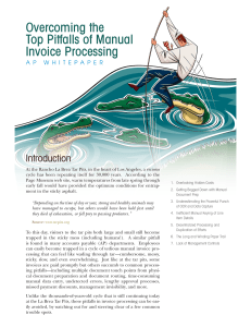 Overcoming the Top Pitfalls of Manual Invoice Processing