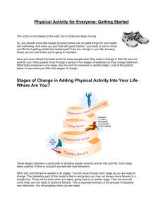Physical Activity for Everyone: Getting Started