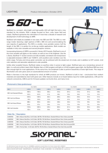 SkyPanel S60-C - Data Sheet