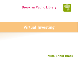 Stock Price - Brooklyn Public Library
