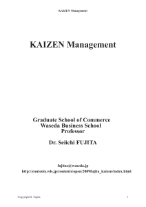 KAIZEN Management