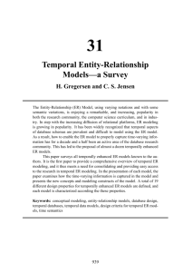 31. Temporal Entity-Relationship Models–a Survey