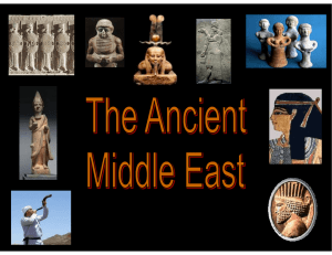Ancient Middle East - Egypt