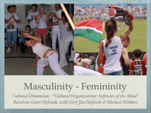 Masculinity - Femininity