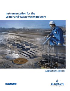 Instrumentation for the Water and Wastewater industry