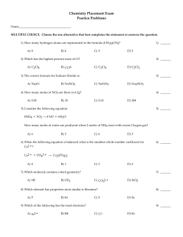 Mole-Particle Practice Worksheet