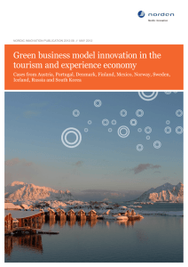 Green business model innovation in the tourism