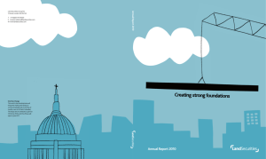 Creating strong foundations - Land Securities Annual Report 2010