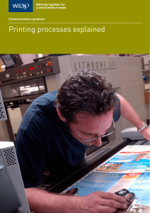 Printing processes explained