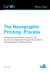 The Nanographic Printing™ Process