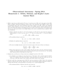 Observational Astronomy - Spring 2014 Homework 4