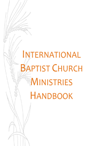 Technology Ministry - International Baptist Church