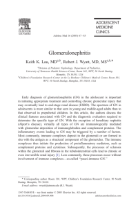 Glomerulonephritis - Stanford University School of Medicine