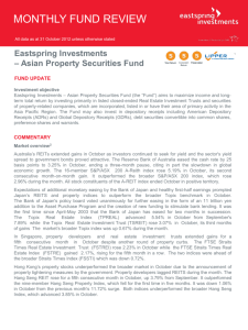 monthly fund review - Eastspring Investments