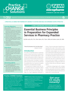 Essential Business Principles in Preparation for Expanded Services