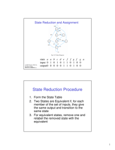 State Reduction Procedure