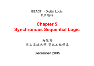Ch5. Synchronous Sequential Logic