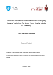 Controlled demolition of reinforced concrete