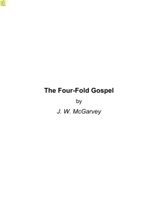 The Four-Fold Gospel - BibleStudyGuide.org