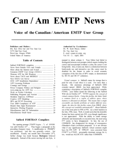 Can / Am EMTP News - ATP server in Osaka University