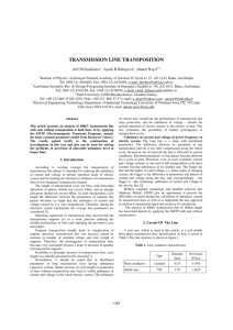 transmission line transposition