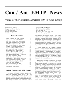 Can / Am EMTP News - ATP server in Osaka University