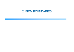 2. FIRM BOUNDARIES