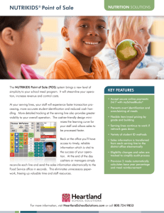 NUTRIKIDS® Point of Sale - Heartland Payment Systems