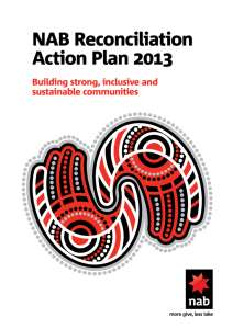 NAB Reconciliation Action Plan 2013