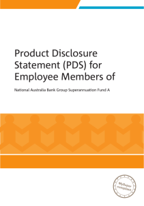 Product Disclosure Statement (PDS) for Employee