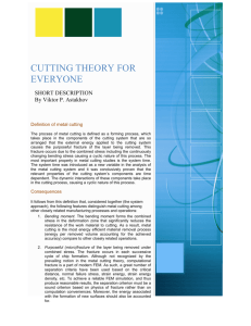 CUTTING THEORY FOR EVERYONE