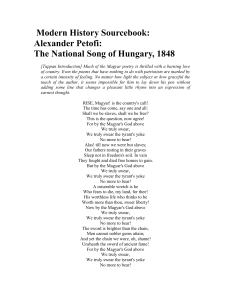 The National Song of Hungary, 1848