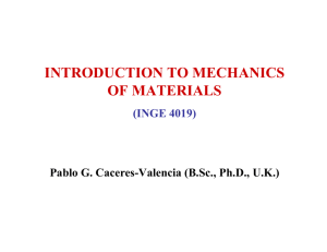 introduction to mechanics of materials