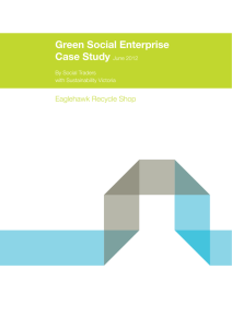 Green Social Enterprise Case Study – Eaglehawk Recycle Shop