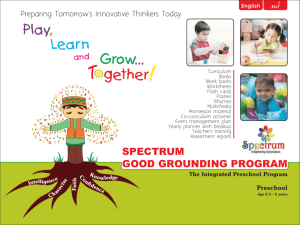 Spectrum Good Grounding Program – Catalogue