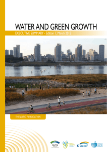 water and green growth