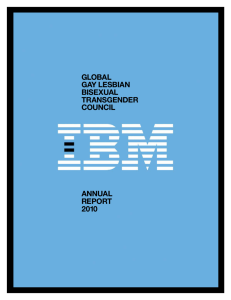 2010 IBM GLBT Inaugural Annual Report