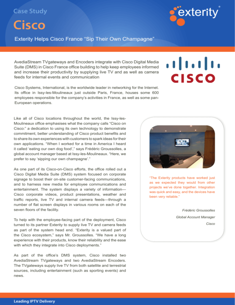 cisco systems case study solution