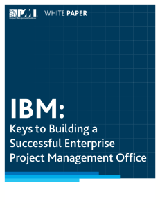 Keys to Building a Successful Enterprise Project Management
