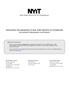 application for admission to new york institute of technology
