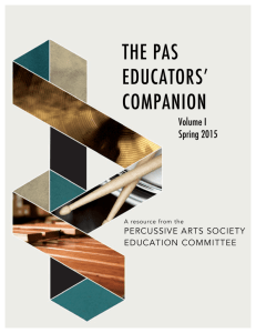 the pas educators' companion