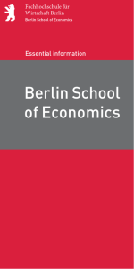 The Berlin School of Economics (FHW Berlin)