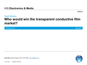Who would win the transparent conductive film market?