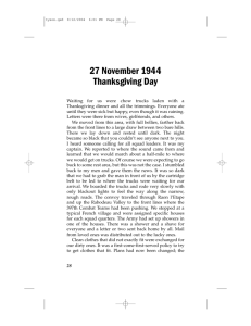 27 November 1944 Thanksgiving Day